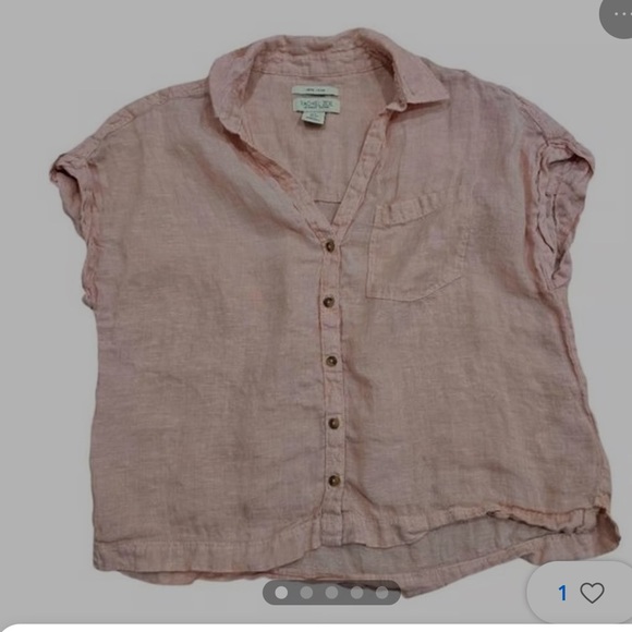 Rachel Zoe linen top - Picture 2 of 5